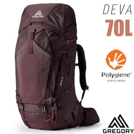 【美國 GREGORY】女新款 DEVA 70 專業網狀透氣健行登山背包/142449 茄子色✿30E010